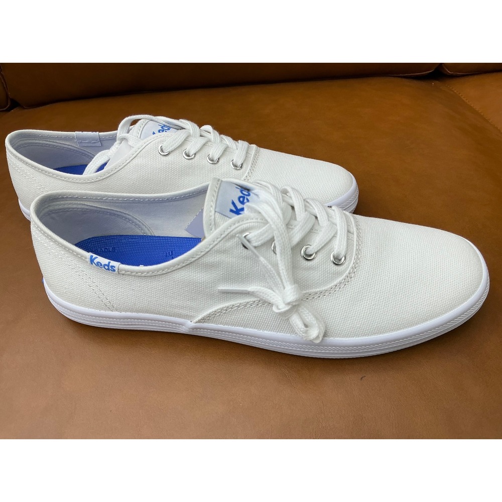 Keds‎ Champion Sneakers Womens 6 White New Canvas Low Top KW-CHAMP2-100